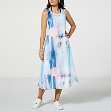WynneLayers Chiffon Double Layer Tank Dress