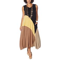 WynneLayers Colorblocked Sleeveless Maxi Dress