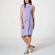 WynneLayers Matte Jersey Sleeveless Wrap Dress