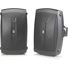 Yamaha All-Weather Speaker System with Wide Frequency Response - Black