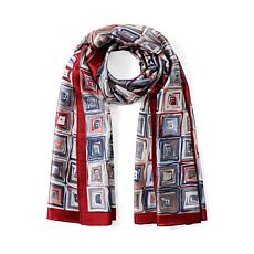 Youzey The Montauk Satin Faux Silk Lightweight Scarf