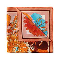 Youzey The Positano Satin Faux-Silk Scarf 