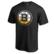 Men's Fanatics Black Boston Bruins Gradient Logo T-Shirt