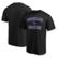 Men's Fanatics Black Colorado Rockies Heart & Soul Team Logo T-Shirt