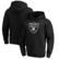 Men's Fanatics Black Las Vegas Raiders Primary Logo Fitted Pullover...