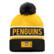 Men's Fanatics Black/Gold Pittsburgh Penguins Authentic Pro Rink Cu...