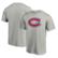 Men's Fanatics Heather Gray Montreal Canadiens Logo T-Shirt