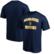 Men's Fanatics Navy Milwaukee Brewers Heart & Soul Team Logo T-Shirt