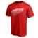 Men's Fanatics Red Detroit Red Wings Gradient Logo T-Shirt