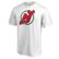 Men's Fanatics White New Jersey Devils Team Alternate T-Shirt