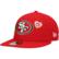 Men's New Era Scarlet San Francisco 49ers Chain Stitch Heart 59FIFT...