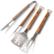 Officially Licensed MLB 3-Piece BBQ Set - Los Angeles Dodgers