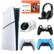 PS5 Slim Digital Console w/Blue DualSense Controller Bundle