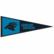 WinCraft Carolina Panthers 13" x 32" Wool Primary Logo Pennant