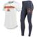 Women's Concepts Sport White/Charcoal Cleveland Browns Sonata T-Shi...