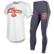 Women's Concepts Sport White/Charcoal San Francisco 49ers Sonata T-...