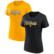 Women's Fanatics Black/Gold Pittsburgh Penguins Two-Pack Fan T-shir...