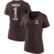 Women's Fanatics Brown Cleveland Browns Team Mother's Day V-Neck T-...