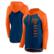 Women's Fanatics Navy/Orange Chicago Bears Forever Fan Full-Zip Hoodie