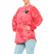 Women's Fanatics Red Minnesota Wild Crystal-Dye Long Sleeve T-Shirt