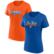 Women's Fanatics Royal/Orange New York Islanders Two-Pack Fan T-shi...