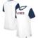 Women's New Era  White/Navy New England Patriots Third Down Colorbl...