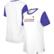 Women's New Era  White/Purple Minnesota Vikings Third Down Colorblo...