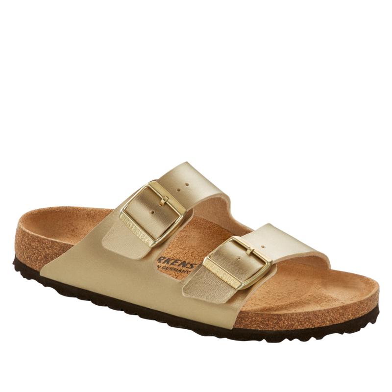 birkenstock 2 strap brown
