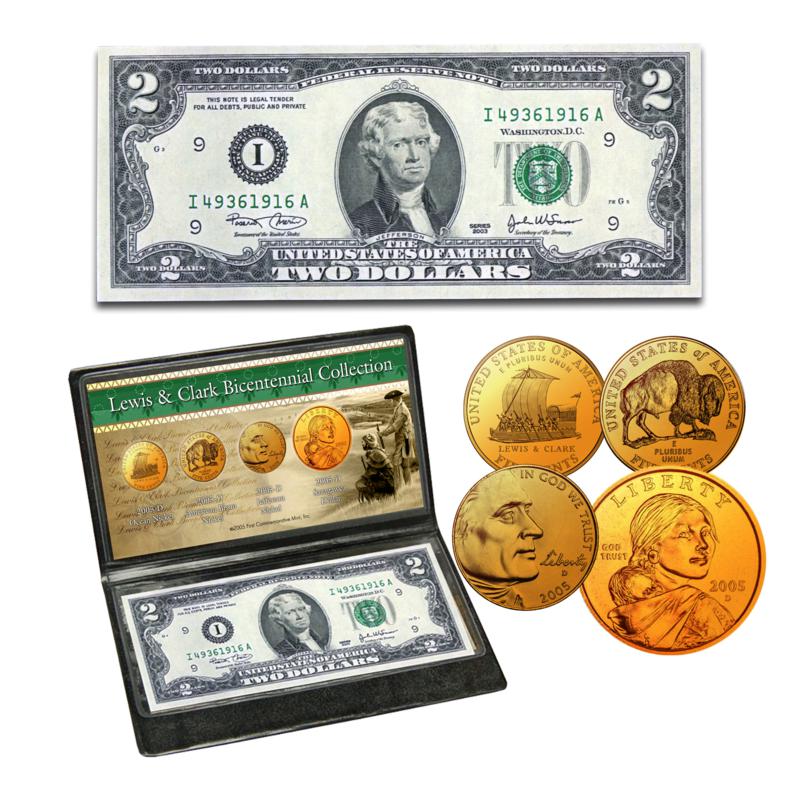 2005 Lewis & Clark Commemorative Currency Set