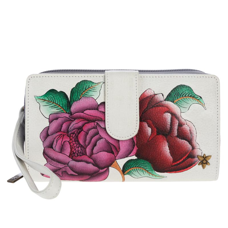 hand painted leather wallets