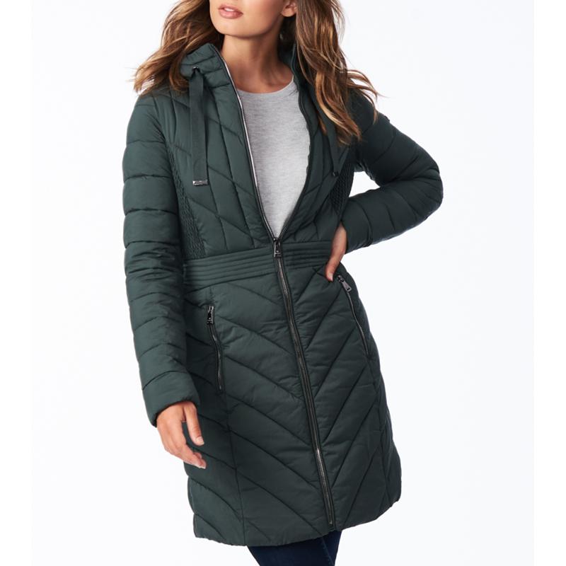 Bernardo EcoPlume Packable Hooded Walker Jacket