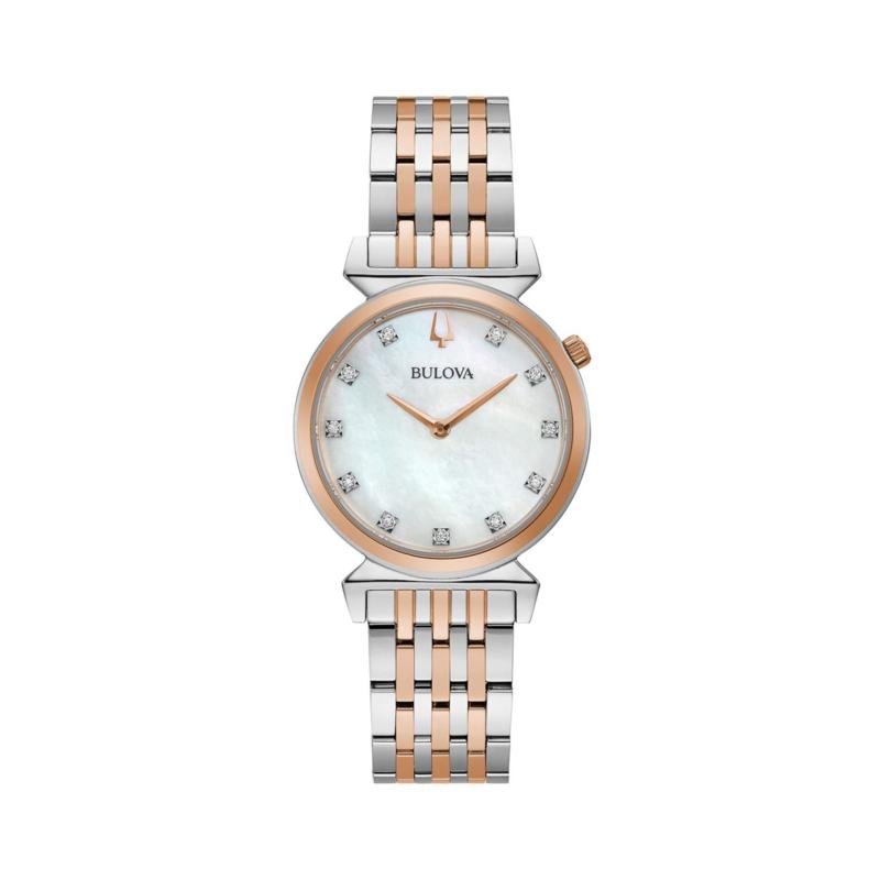 bulova mother of pearl watch