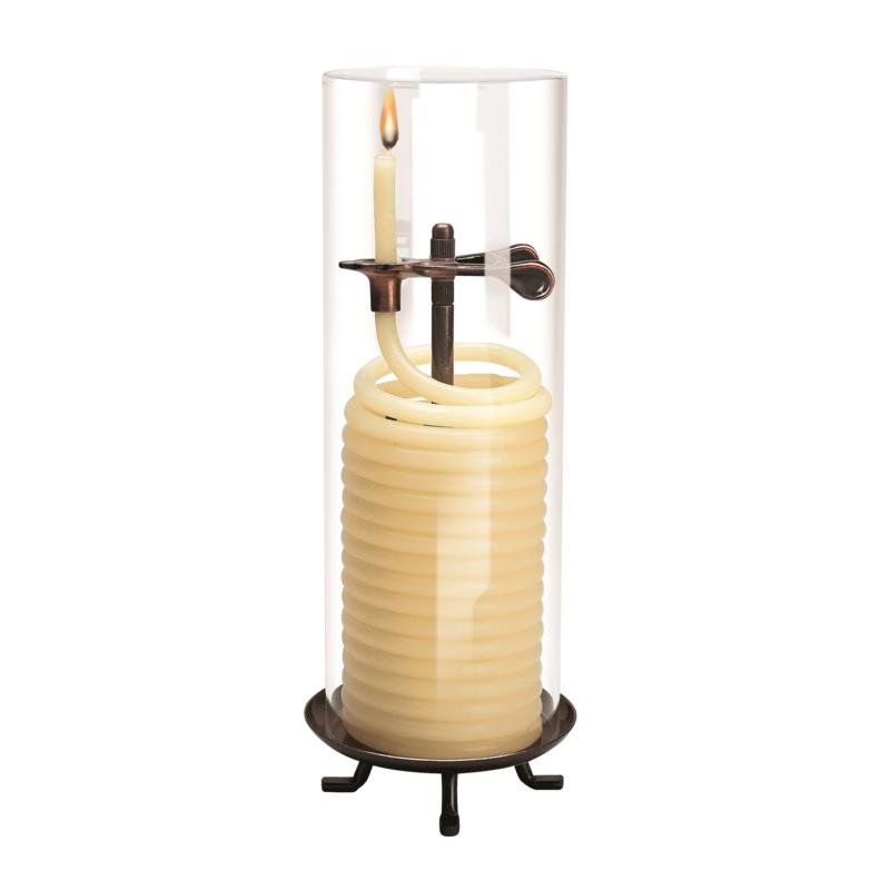 Candle by the Hour 80 Hour Candle with Glass Chimney   10067667