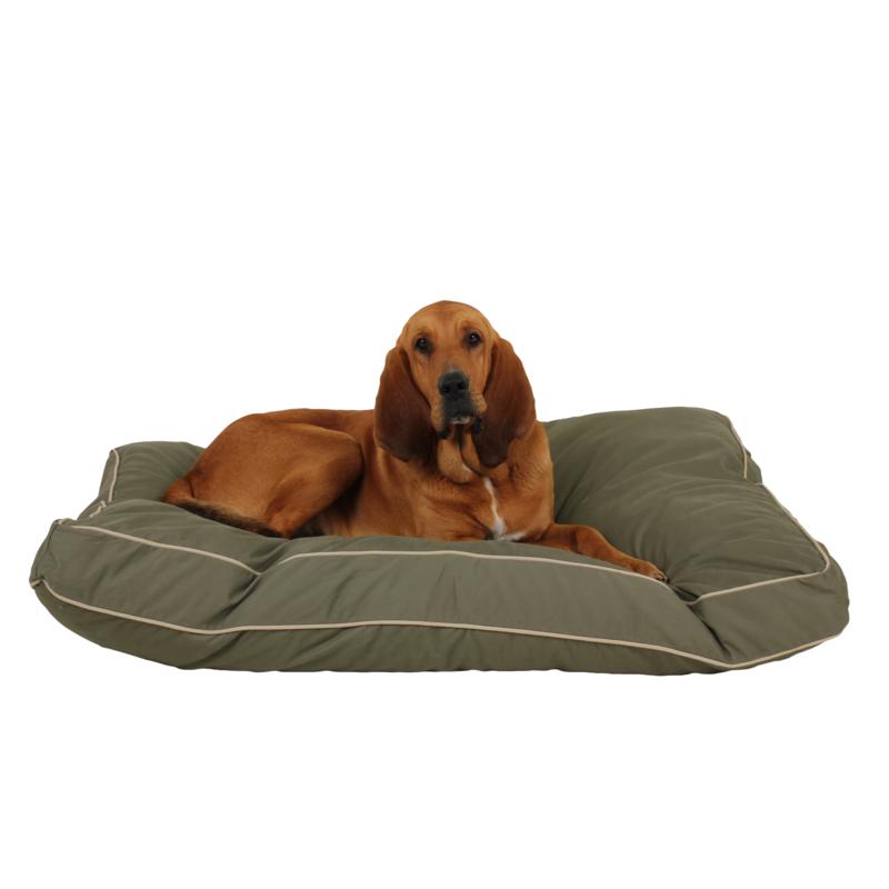 Classic Twill Rectangle Jamison Pet Bed with Contrast Cording   Large   6525705