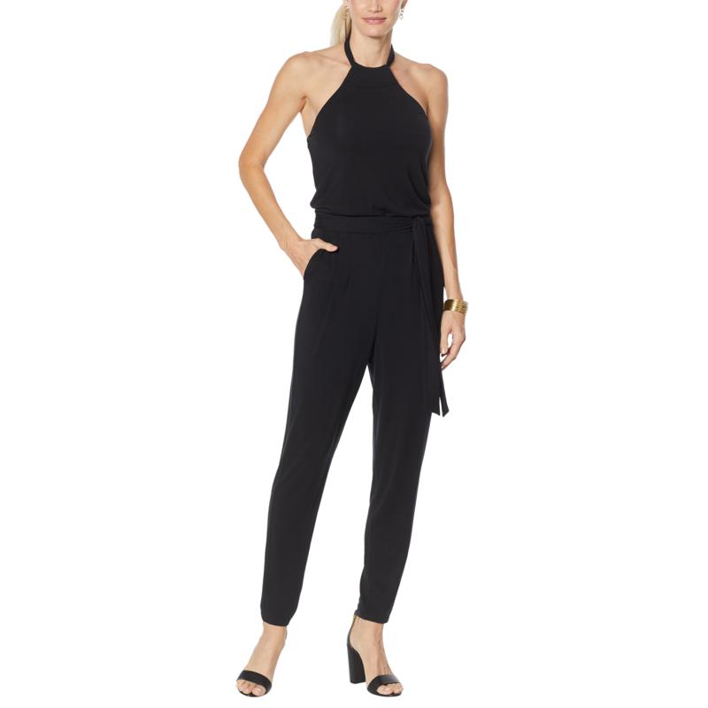 Colleen Lopez Printed Halter Jumpsuit