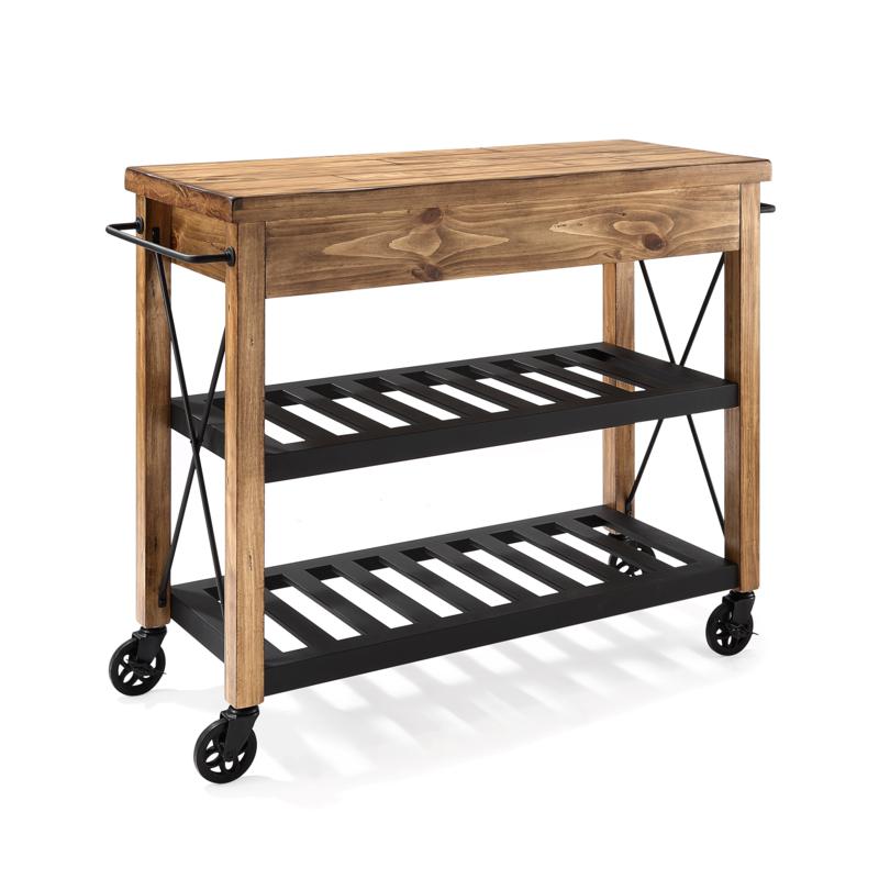 Crosley Roots Rack Industrial Kitchen Cart   7743619