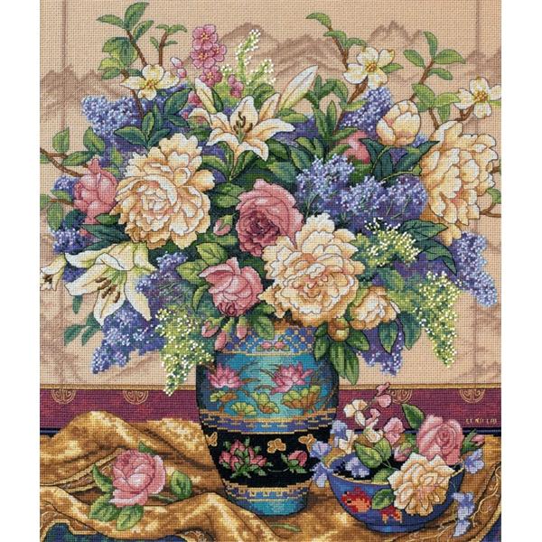 Dimensions Gold Collection Counted Cross Stitch Kit 12x14 Oriental Splendor 7128262 Hsn