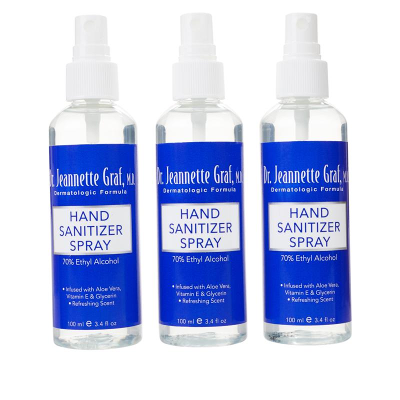 Dr. Graf 3-pack 3.4 oz. Hand Sanitizer Spray
