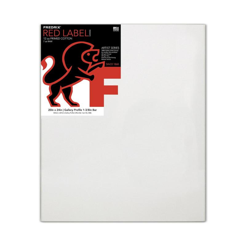Fredrix Gallerywrap Stretched Canvas - 20" x 24"