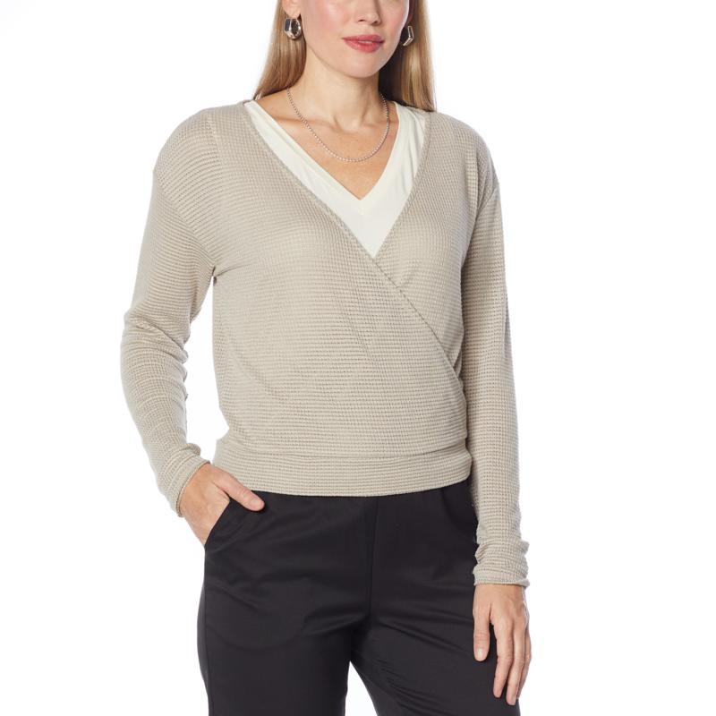 G by Giuliana LounGy Surplice Topper
