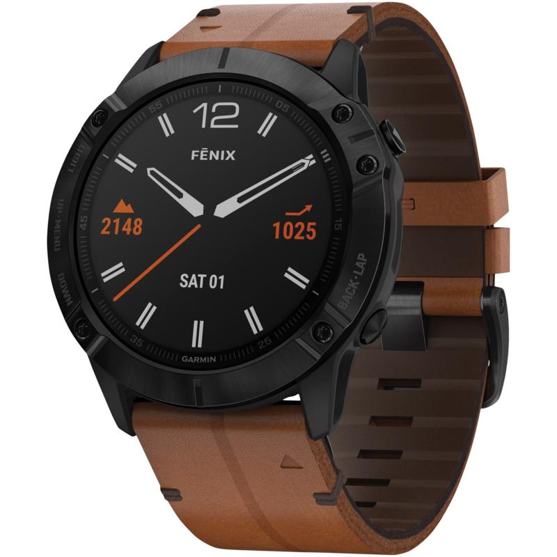 Garmin Fenix 6X Sapphire GPS Watch in Black