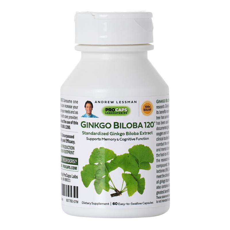 Ginkgo Biloba-120 - 60 Capsules