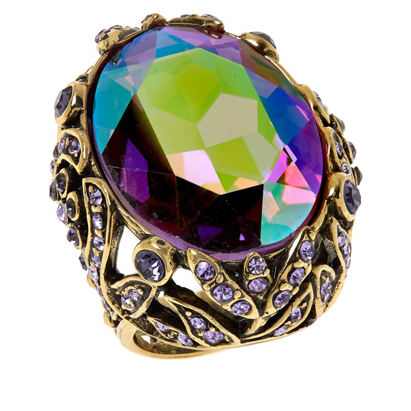 Heidi Daus "Dare to Wear" Oval Crystal Ring
