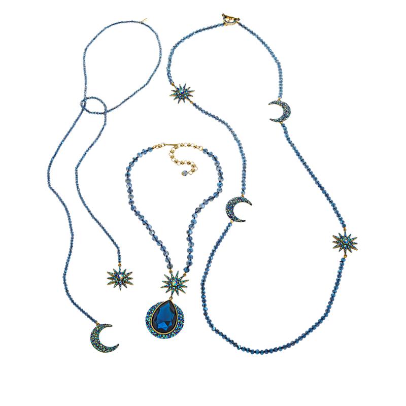 Heidi Daus "Twilight Trilogy" 3-piece Necklace Set