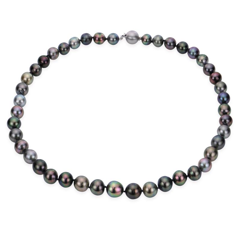 Imperial Pearls 14K 8-10mm Cultured Tahitian Pearl Necklace - 18"