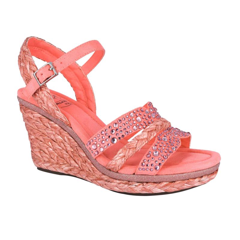 memory foam wedge sandals