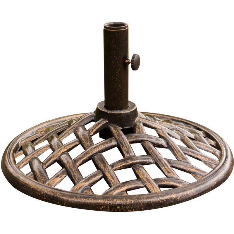 iron umbrella base