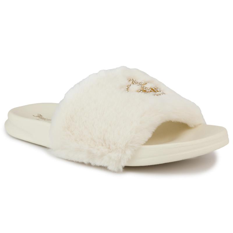 juicy couture fur slides