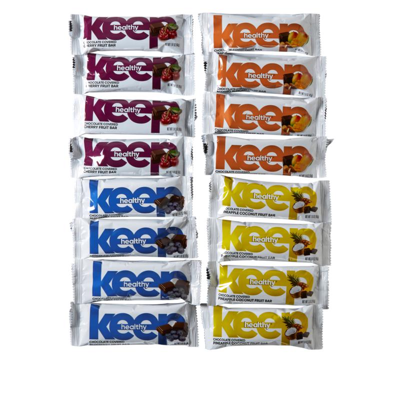 Keep Healthy 16-piece Chocolate Covered Fruit & Nut Bars Auto-Ship®