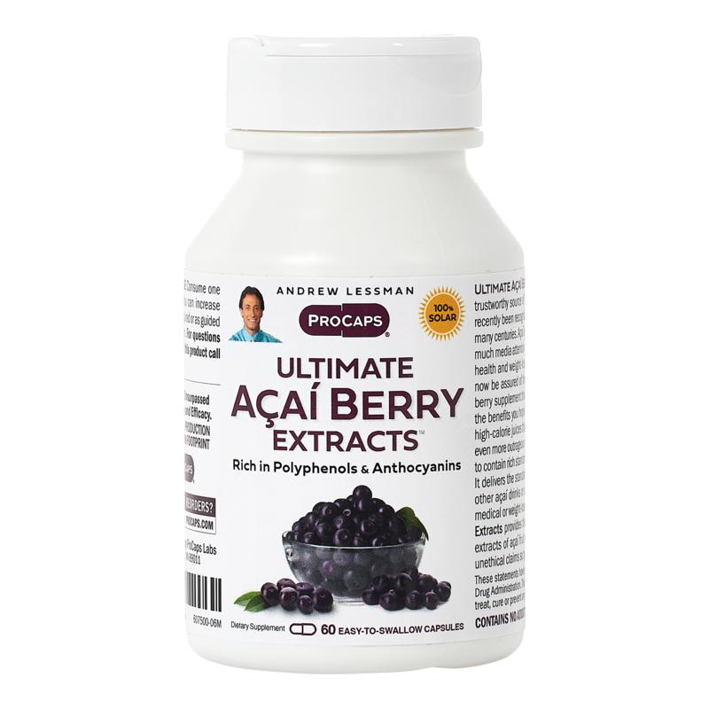 Andrew Lessman Ultimate Acai Berry Extracts   60 Capsules